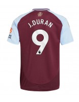 Aston Villa Jhon Duran #9 Domácí Dres 2024-25 Krátký Rukáv